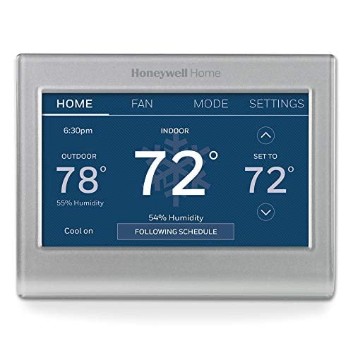 Honeywell Home RTH9585WF Wi-Fi Smart Color Thermostat, 7 Day Programmable, Touch Screen,...