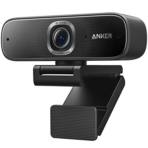 Anker PowerConf C302 Smart Full HD Webcam, AI-Powered Framing & Autofocus, 2K Webcam with...
