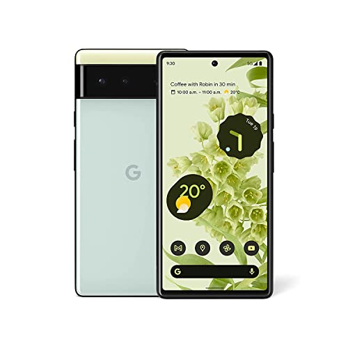 Google Pixel 6 – 5G Android Phone - Unlocked Smartphone with Wide and Ultrawide Lens -...