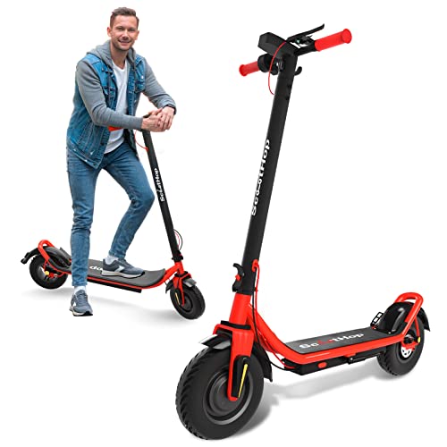 ScootHop Electric Scooter - 10' Air Filled Tires - Max Speed 15.5 Mph & 25 Miles...