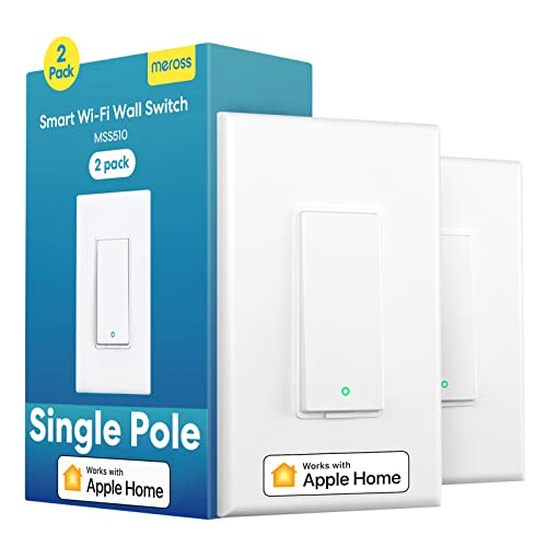Meross Smart Light Switch Supports Apple HomeKit, Siri, Alexa, Google Assistant &...