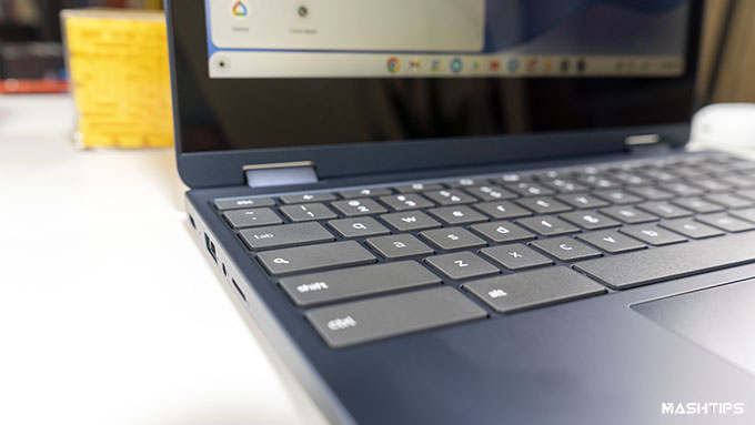 Lenovo Chromebook Flex 3 Keyboard Closeup